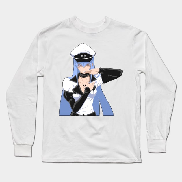 Akame Ga Kill | Esdeath Long Sleeve T-Shirt by ziaaarts